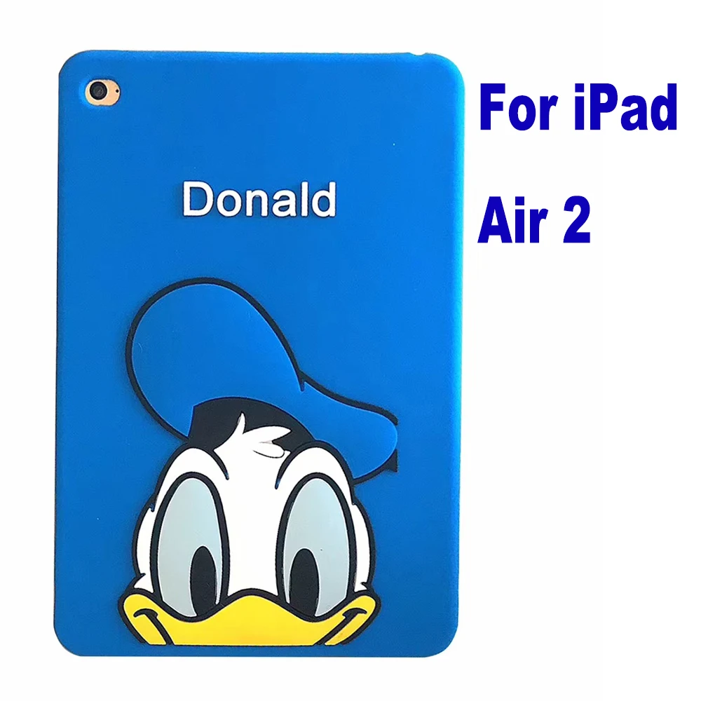 as photo 3D мультяшный силиконовый чехол для iPad Mini iPad Air Air2 iPad Pro iPad 9,7 / чехол Дейзи Микки Минни мягкая задняя крышка оболочка - Цвет: as photo
