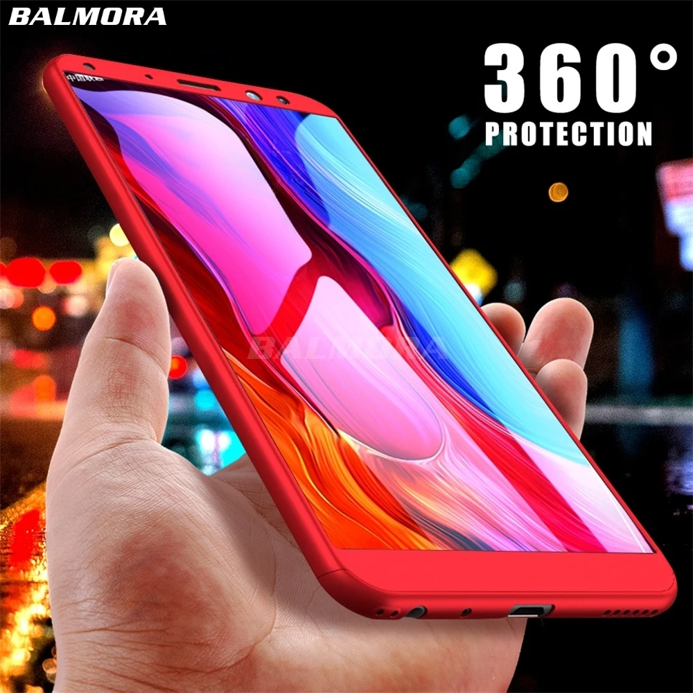 BALMORA 360 Полный чехол для телефона huawei P20pro mate 9 10 lite защитные жесткие чехлы Honor 9i V9 V10