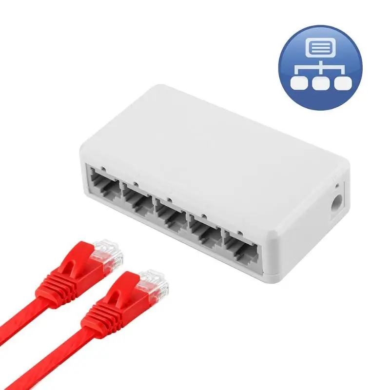 5/10 портов гигабитный коммутатор 10 100 Мбит/с RJ45 LAN Ethernet быстрый настольный сетевой