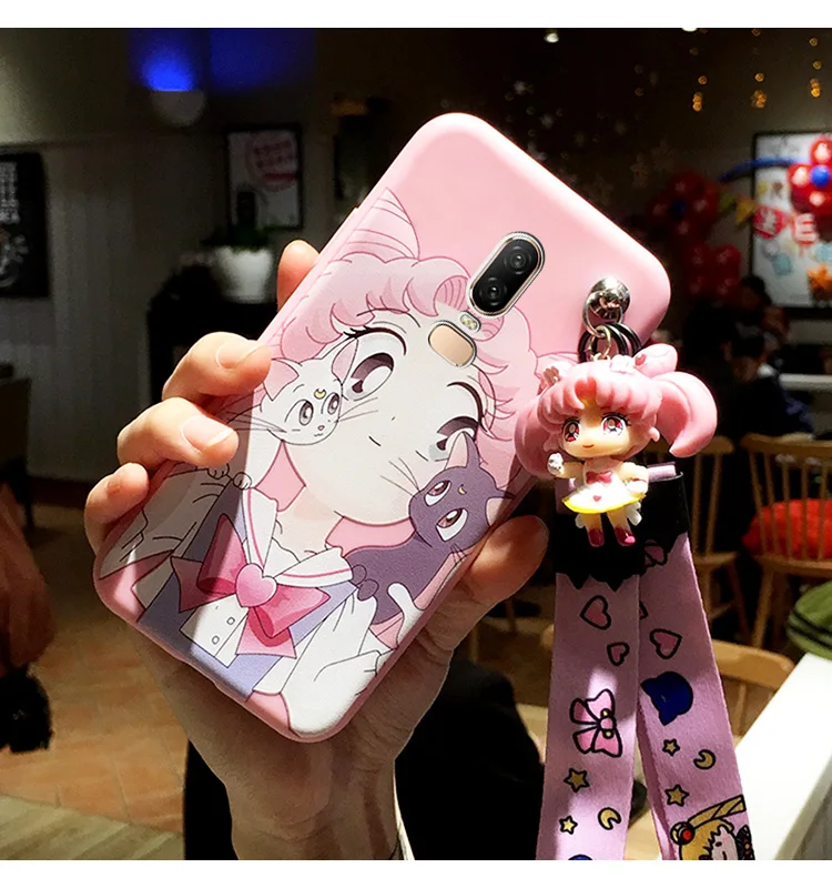 Милый 3D чехол для телефона Oneplus 7 Star Sailor Moon OnePlus 5 5T / 1 + 6 One Plus 6T чехол-накладка с
