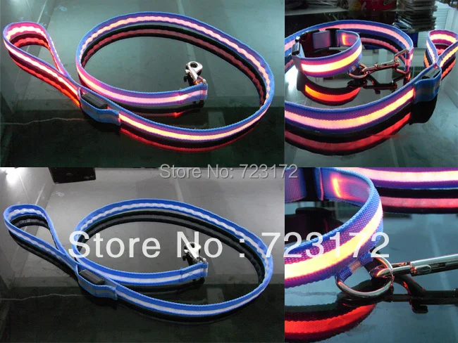 20 шт./лот синий нейлона многоцветный из светодиодов безопасности мигающий