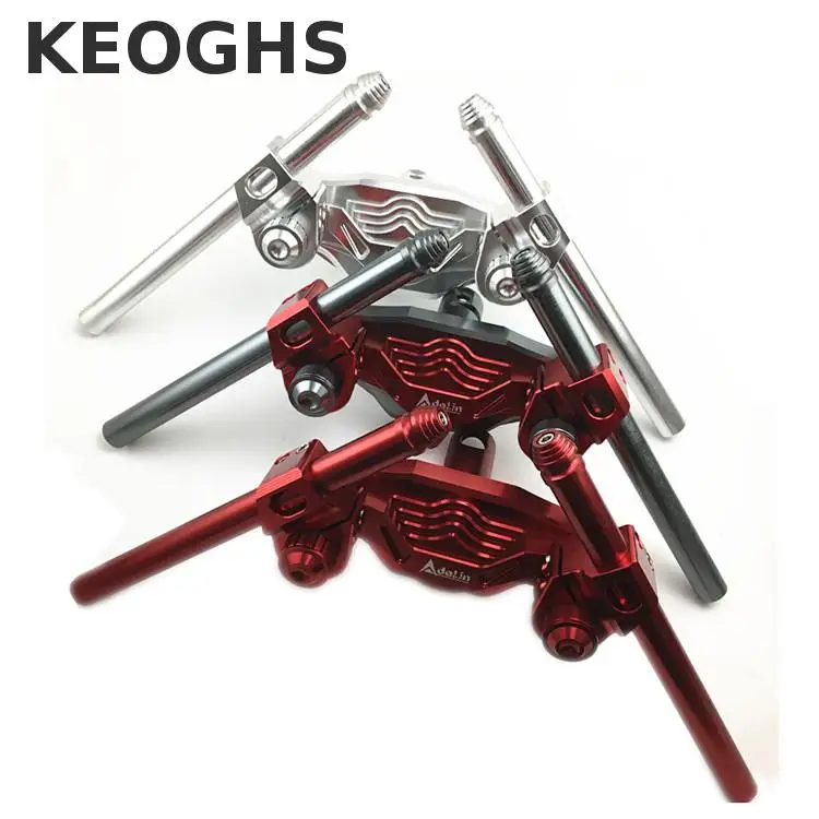 Руль для мотоцикла Keoghs полностью из алюминиевого сплава с ЧПУ 22 мм стержень