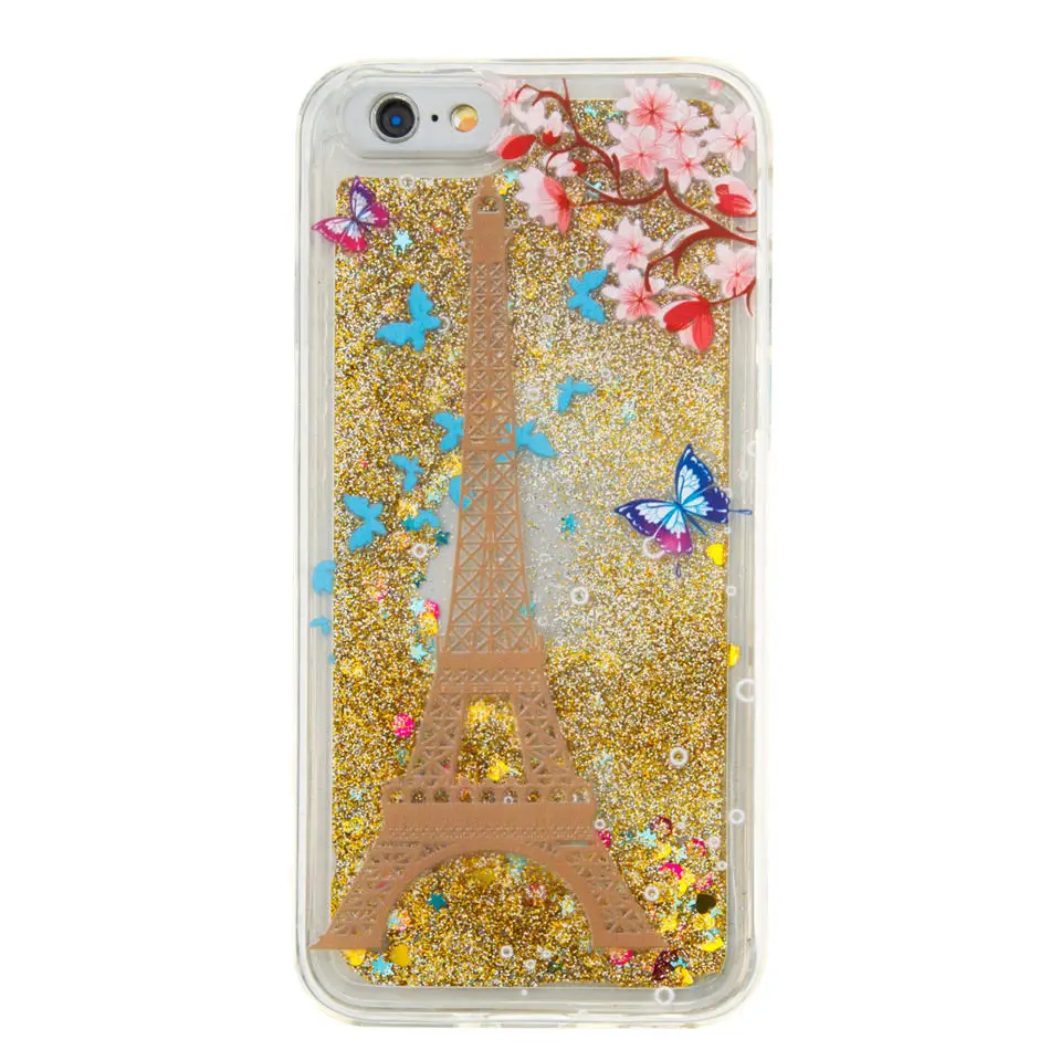 Tower Sand DEEVOLPO, чехлы, зыбучие пески, силиконовый чехол с рисунком для huawei Honor 8 Lite P8 Lite G9 P9 Lite, чехлы для телефонов, блестящие, струящиеся, DP03Z - Цвет: Tower Sand