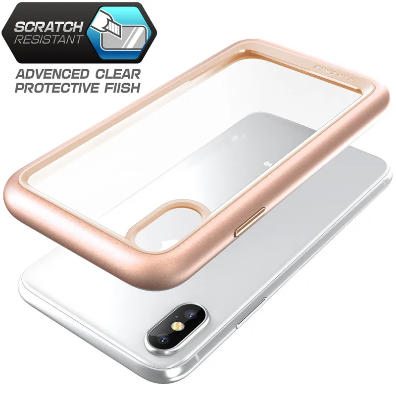SUPCASE For iphone X XS Case UB Style Premium Hybrid Protective TPU Bumper + PC Clear Back Cover Xs 5.8 inch |