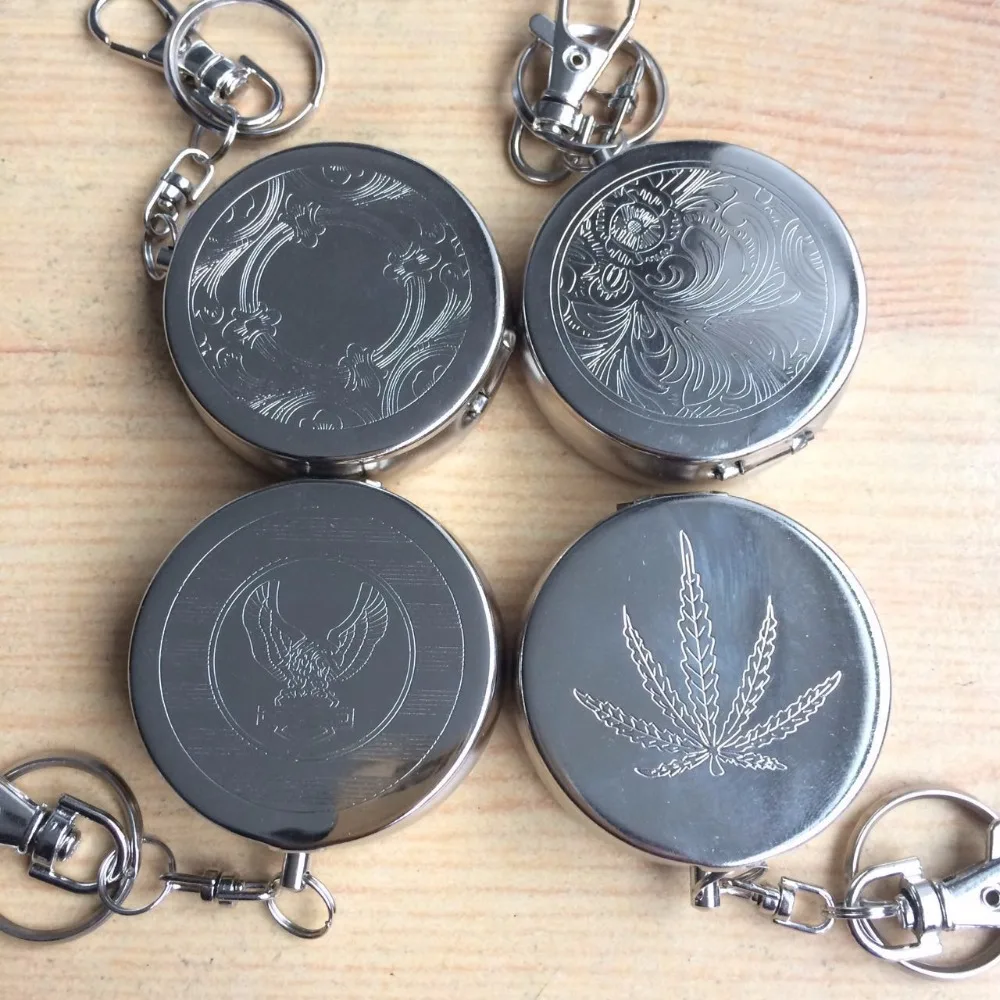 Пепельница Мини пепельница круглая из нержавеющей стали|ashtray portable|mini ashtraypocket ashtray