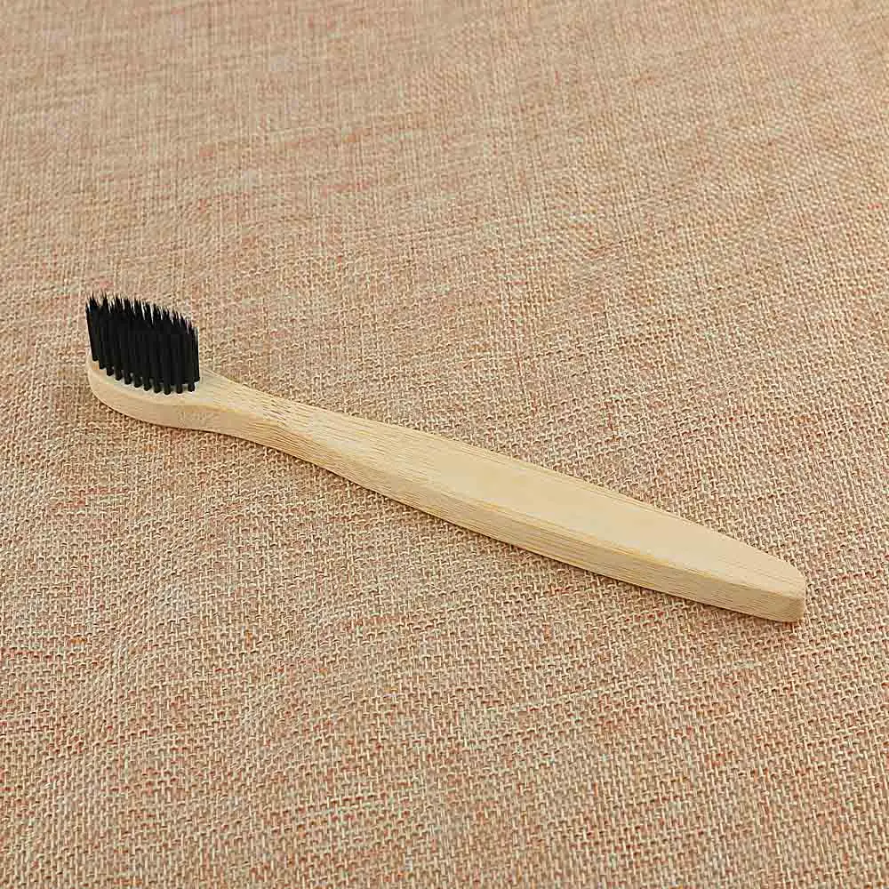 B 1Pcs Natural Bamboo Toothbrush Soft Bristle Eco Friendly Travel Tooth Brush Oral Care Wood Handle cepillo de dientes Drop Ship - Color: B
