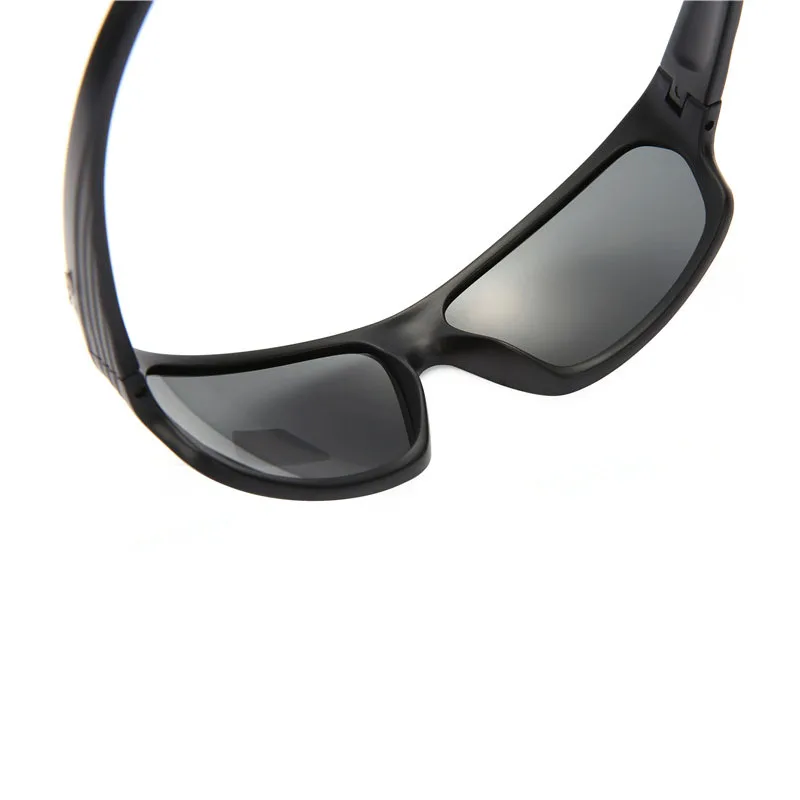 

Glitztxunk Sport Sunglasses Men Polarized Square Retro Sun Glasses for Men Black Frame Outdoor Driving Eyewear Oculos Gafas