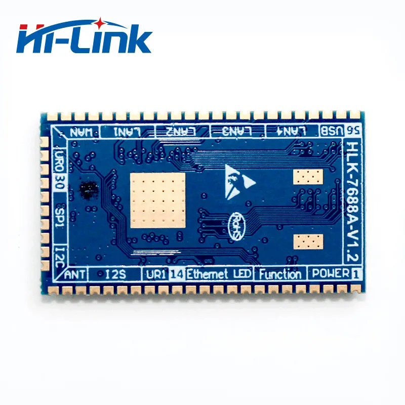 Бесплатная доставка 10 шт. HLK 7688A модуль MT7688AN чип поддерживает Linux/OpenWrt смарт