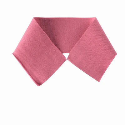 lotus pink 2 шт. 43*8 см Тонкая ребристая трикотажная ткань хлопок стрейч ткань для шитья воротник футболки бейсбольная одежда 28 цветов - Цвет: lotus pink