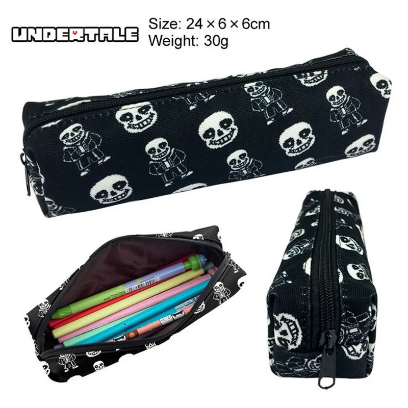 Undertale Аниме Холст Косметические чехлы для мужчин/женщин мужчин школьные