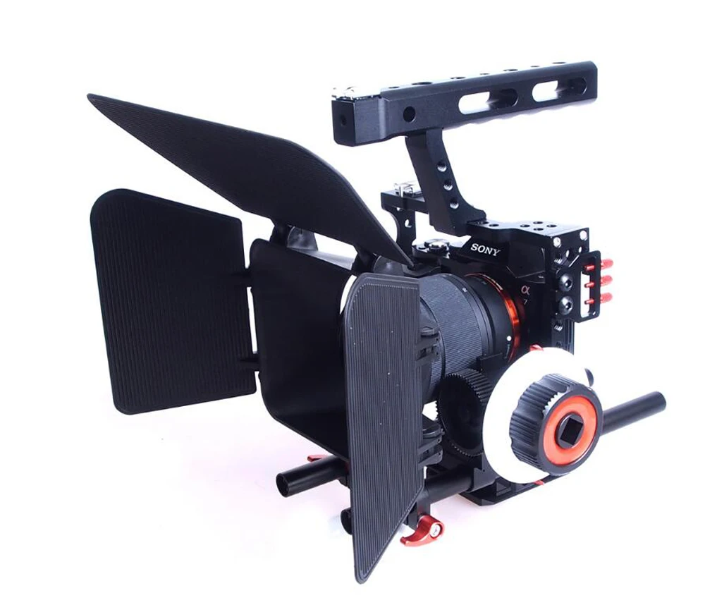 Стабилизатор для видеокамеры Sony A7 A7S A7RII A6300 A6000 /GH4 GH3 /EOS M5 M3|a6000 keyboard|cage basketcage canarie |