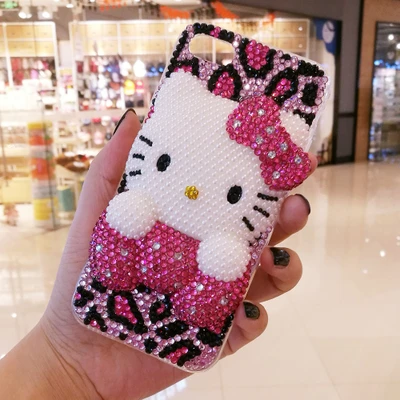 Для iphone XS Bling 3D Кристалл KT Кабошон DIY чехол для телефона для iphone XR Xs max X 6 7 8 plus Роскошный чехол - Цвет: only case