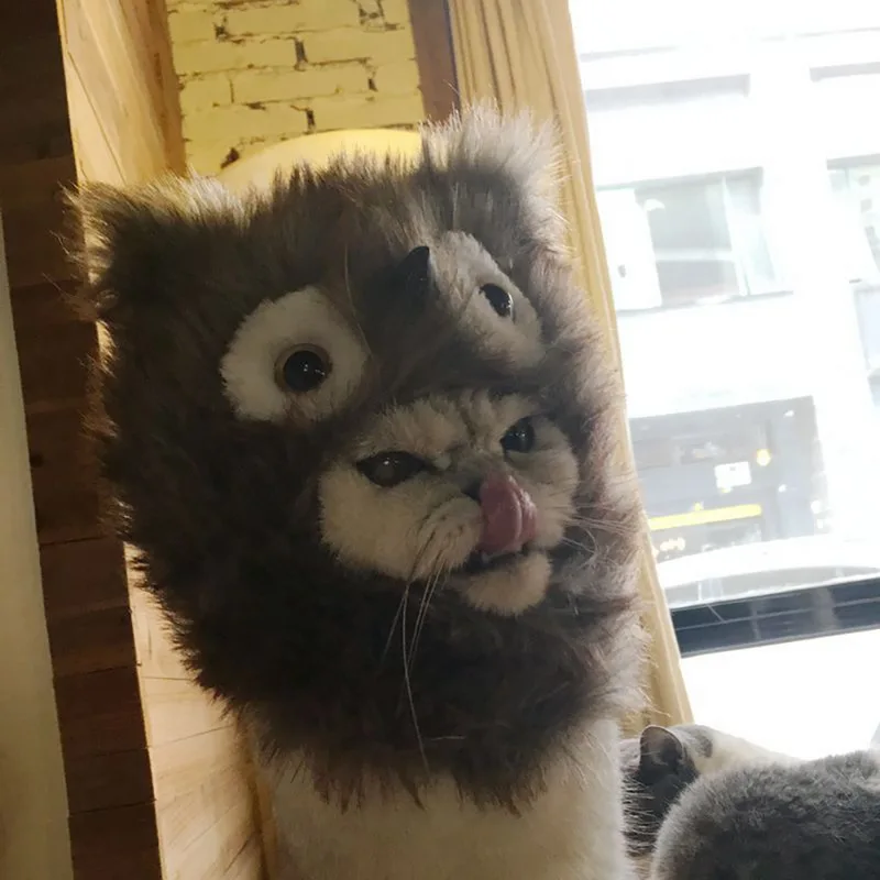 1 шт. Забавный костюм для питомца Hoomall шапка костюмированной вечеринки котенка