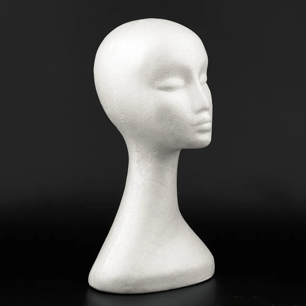 2018 Long Type Women Female Mannequin Head Model Without Ears Bubble Wig Hat Glasses Jewelry Display Useful Decor Hanging | Дом и сад