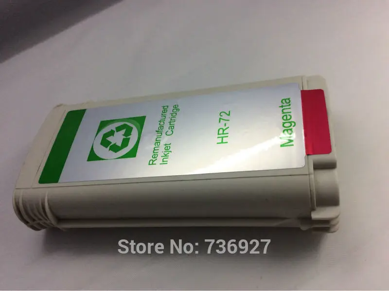 6PK совместимый чернильный картридж для hp 72 Заправляемый C9403A C9370A Designjet T1100 T1120 T1200