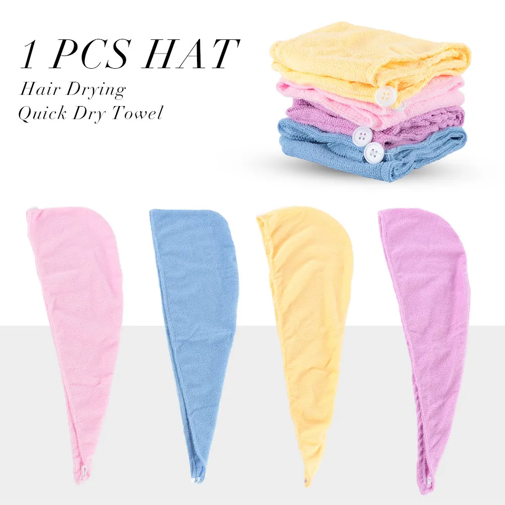 Newest Magic Drying Hair Bath Towel Microfiber Quick Turban Super Absorbent Cap Bathing Tools | Дом и сад