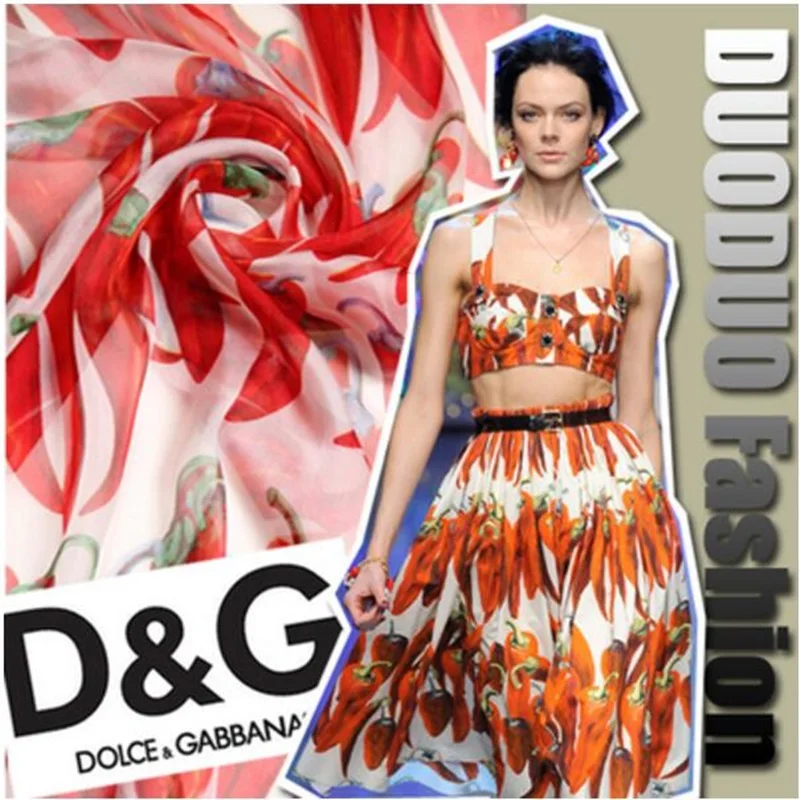 Весенне-летняя шифоновая шелковая ткань с защитой от морщин 2018 | Дом и сад