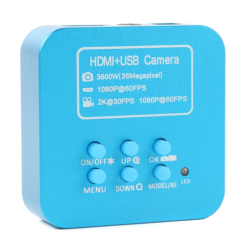 Цифровой видеомикроскоп 4K 36MP 60FPS HDMI USB промышленная камера + большая подставка 144