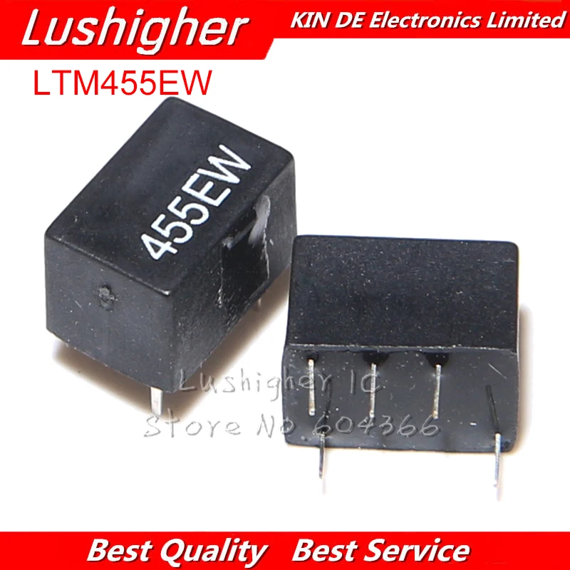10 шт. LTM455EW DIP-5 455EW DIP 455E LTM455E CFWM455EW 5Pin 455 кГц