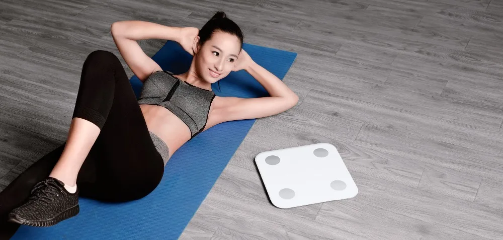 Xiaomi Smart Body Fat Scale весы состава тела, точные показатели здоровья Автоматическая синхронизация данных скрытый светодиодный дисплей Bluetooth