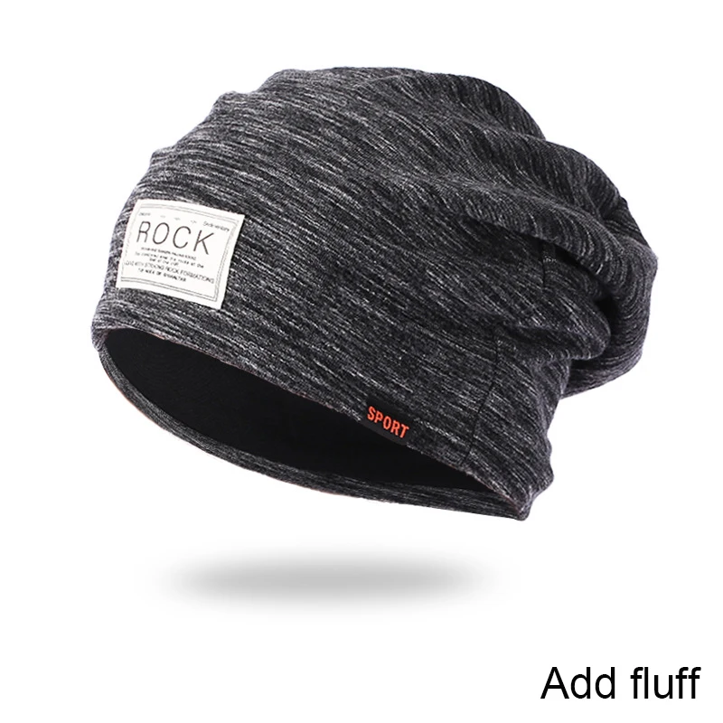 Patch Black Модные женские мужские шапки с буквенным принтом рок новые зимние осенние теплые бархатные удобные мягкие Повседневные шапки Skullies - Цвет: Patch Black