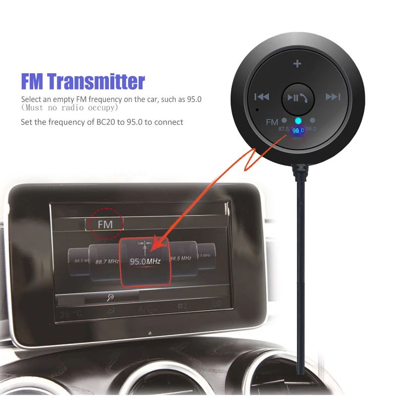 Бесплатный музыкальный адаптер 5 0 беспроводной Bluetooth приемник комплект авто