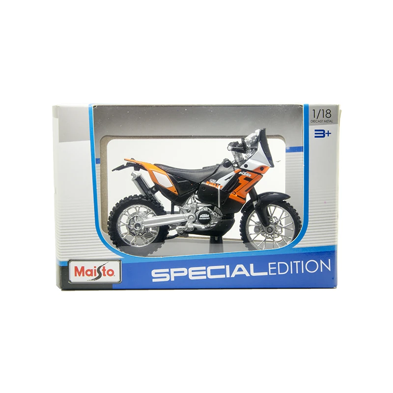 

Maisto 1:18 Motorcycle Model KTM 450 Rally Model bike Alloy Motorcycle Model Motor Bike Miniature Race Toy For Gift Collection