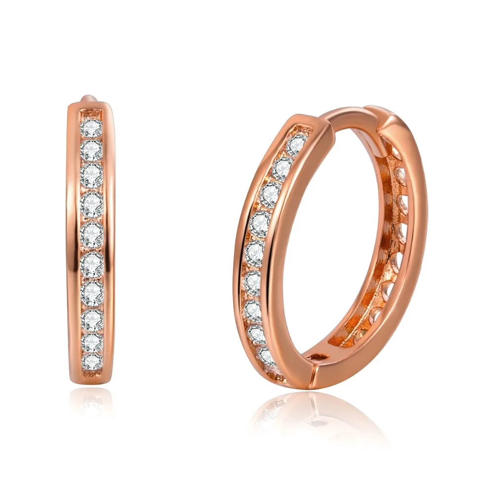 Серьги "Ангельская девушка" круглые, высокого качества, с миниатюрными цирконами, классические украшения для женщин в уникальном стиле, подарок на Рождество, артикул E1510339.