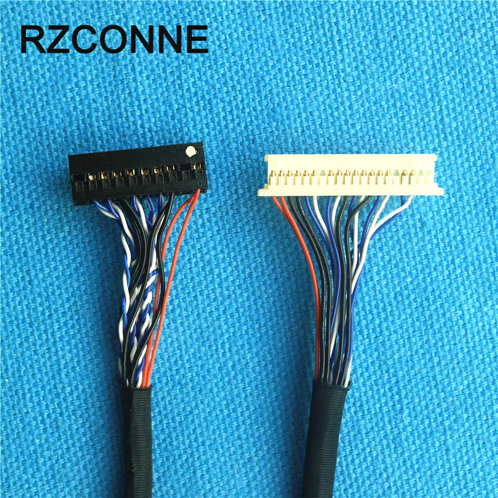 Кабель LVDS 51146 20P D8 2 шт./лот ЖК сигнал 20 контактов 1 канал 8 бит шаг 25 мм| |