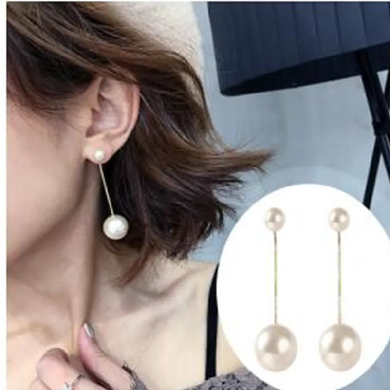 Корейские простые Асимметричные изысканные темпераментные серьги с кристаллами