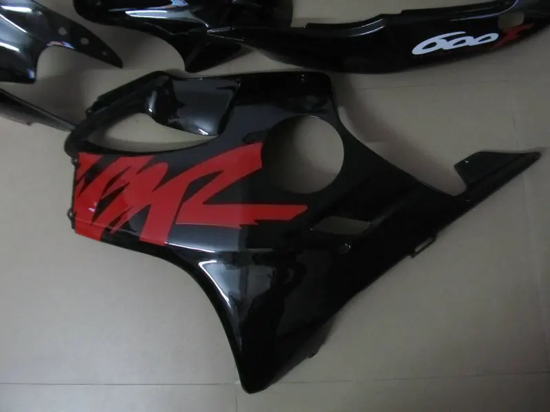 Набор обтекателей для HONDA CBR600F4 99 00 CBR600 F4 1999 2000 ABS красный глянцевый черный набор +