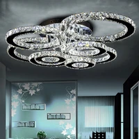 modern led crystal ceiling light restaurant led lamp lampara techo diamond crystal light luces led decoracion