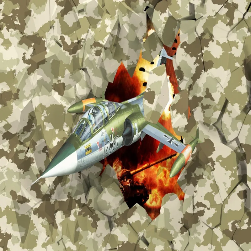 Фотообои 3D стерео самолет настенный Бар Ресторан Настенные обои для гостиной