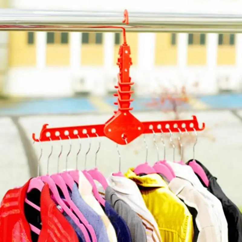 ORGANBOO 1PC Creative magic color hangers simple convenient drying racks multifunctional | Дом и сад