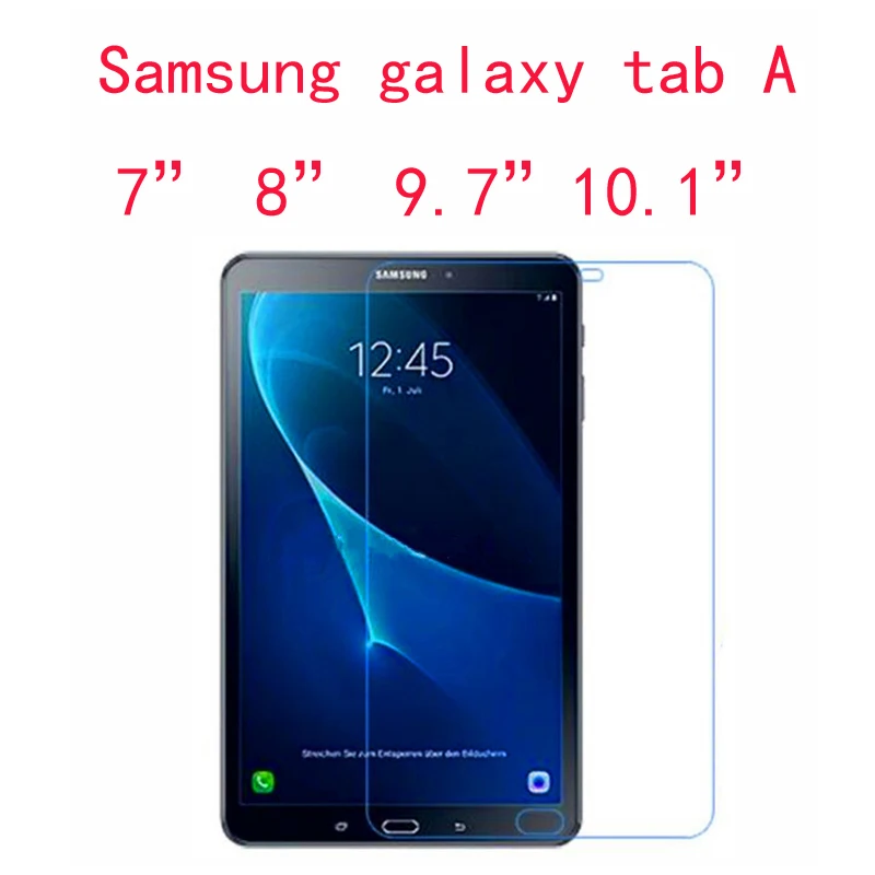 Закаленное стекло протектор экрана для Samsung Galaxy Tab A 7 0 8 9 A6 10 1 2016 T280 T285 T350 T355 T550 T580 T585