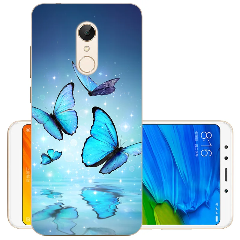 Мягкий чехол из ТПУ для Xiaomi Redmi 5 Plus мягкий силиконовый задней панели телефона
