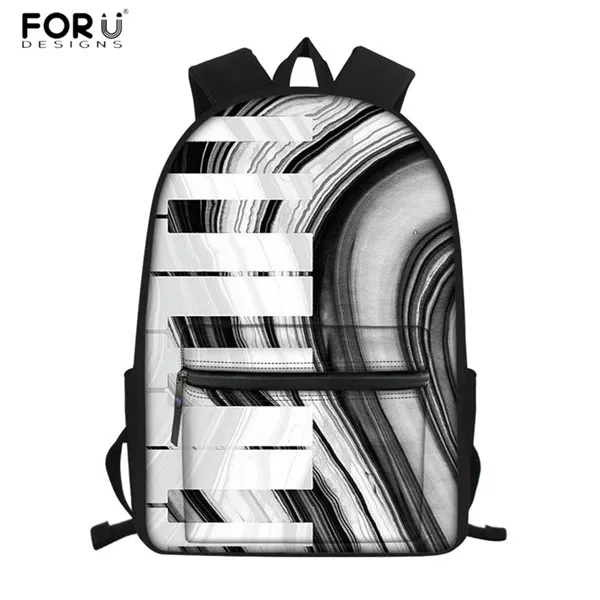 FORUDESIGNS/Винтажные школьные сумки, набор музыкальных нот, пианино, клавиатура, 3D принт, 3 шт., модные школьные рюкзаки для детей, студентов, сумка, рюкзак - Цвет: HMC1360Z58