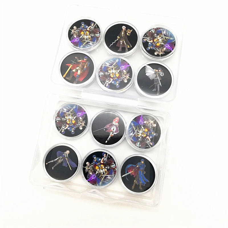 Полный набор 12 шт NFC карты Amiibo Fire Emblem Коллекция игр монета Ntag215 тег NS переключатель Zelda Mario Kirby Kart Splatoon Diablo
