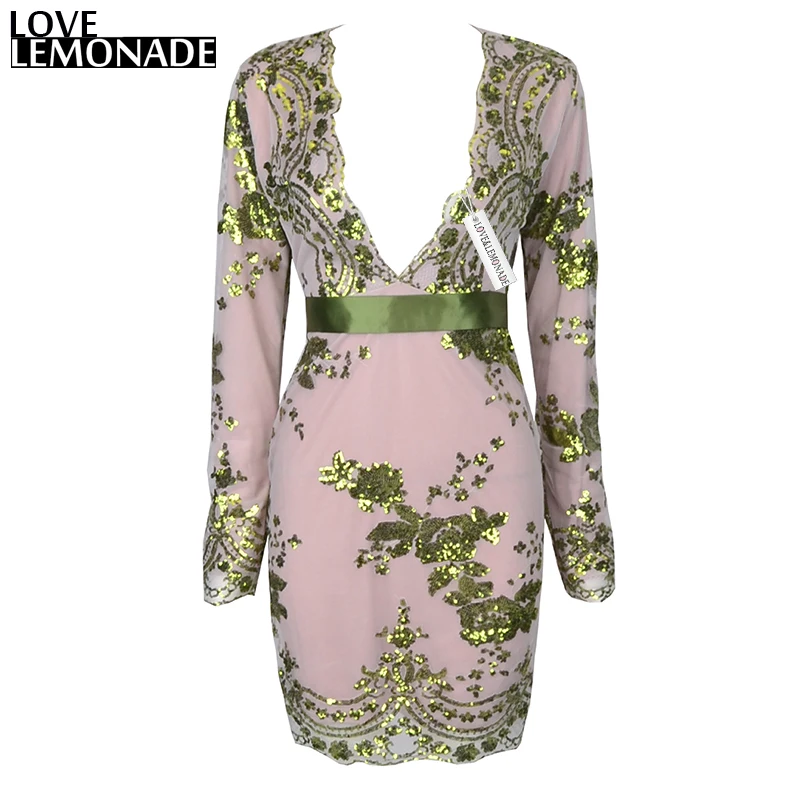 Love &amp Lemonade Green сумка на ремне с v-образным вырезом тонкое вечерние платье TB 9106 |