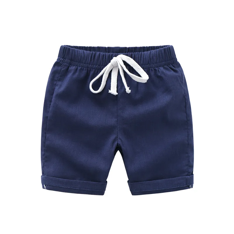 Летние повседневные шорты для мальчиков Детские Модные клетчатые мягкие