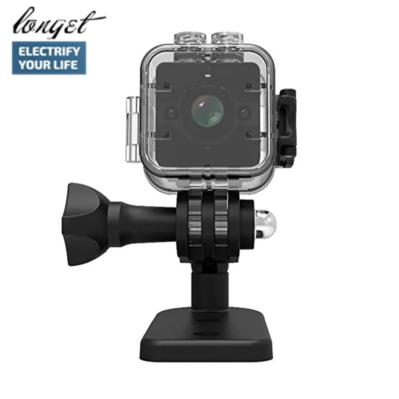 LONGET SQ12 HD 1080 P Водонепроницаемый мини Камера видео Регистраторы цифровой