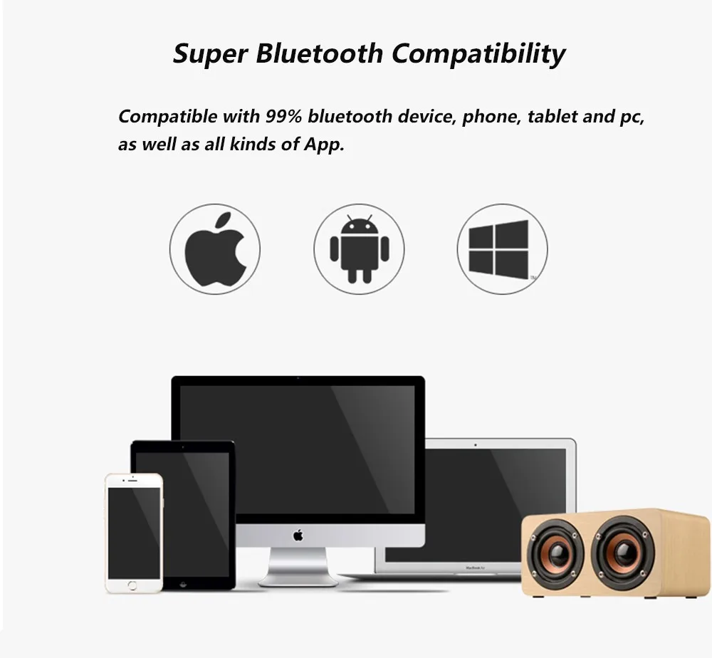 Деревянная Bluetooth Колонка в стиле ретро HIFI беспроводные двойные колонки 3D