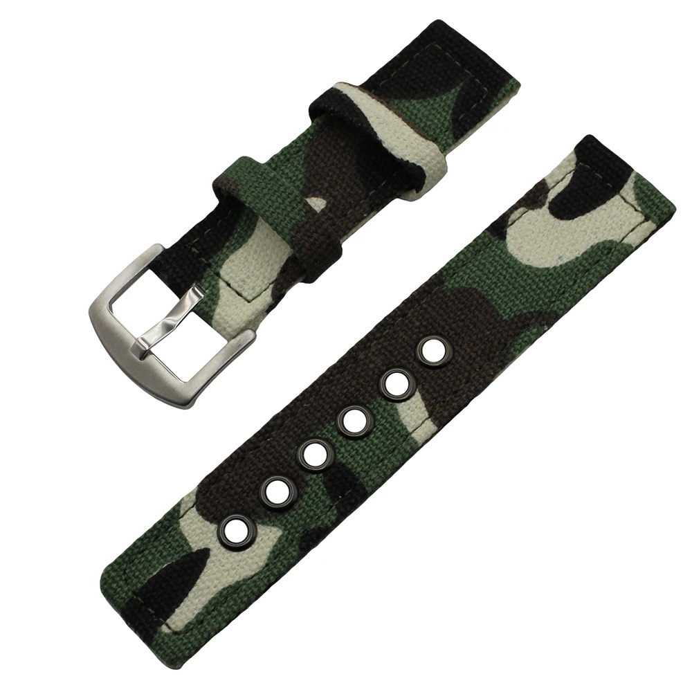 Нейлоновый ремешок для часов Nato 20 мм 22 Luminox мужской и женский холщовый тканевый на