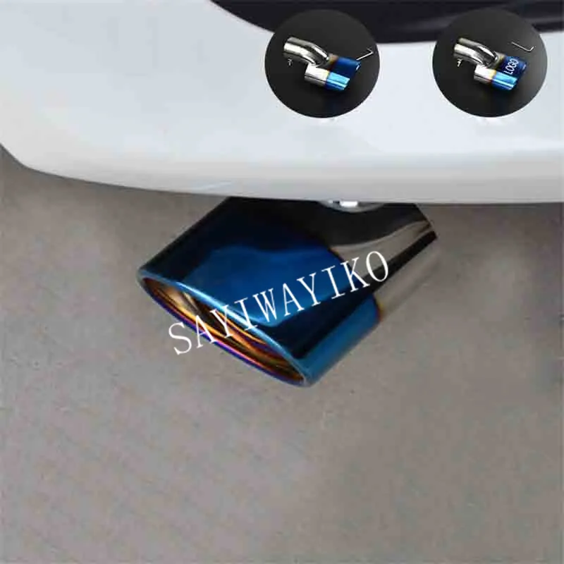 1 шт. глушитель выхлопной трубы из нержавеющей стали для Honda Civic 10 2016 2017 2018|Лепнина
