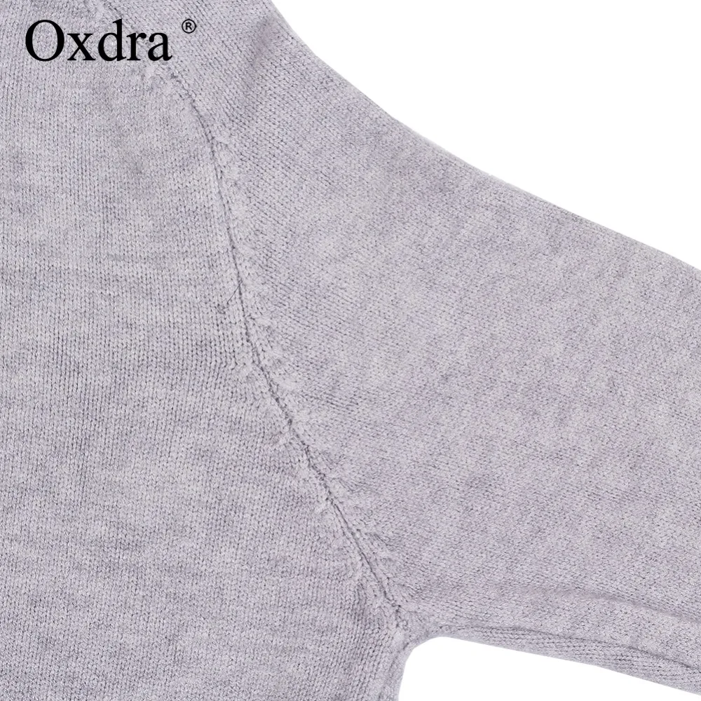 Oxdra 2018 осень зима новые женские свитера и пуловеры Базовая Водолазка трикотажные