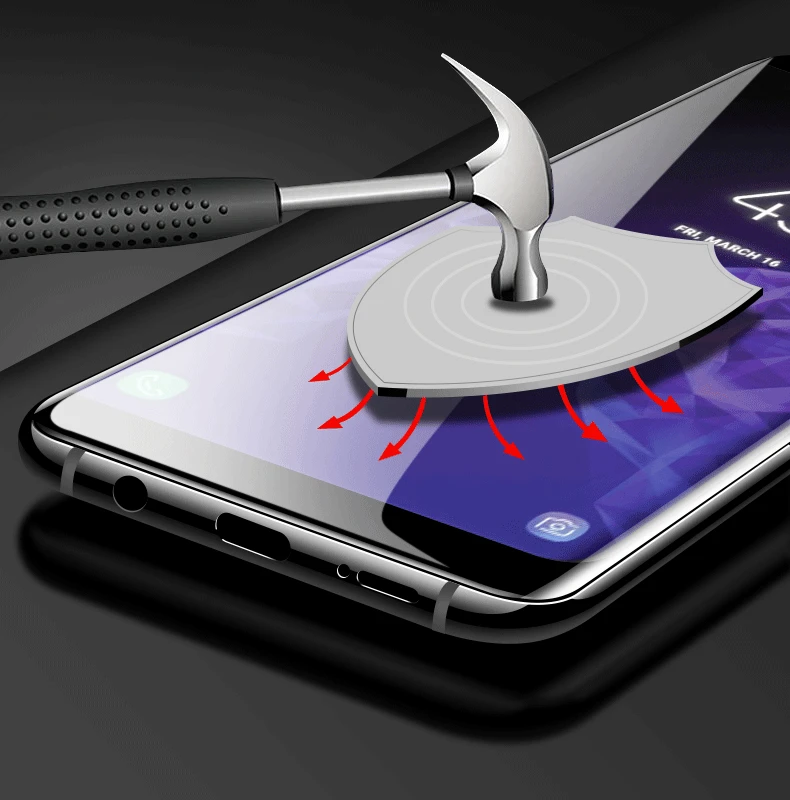 6D полное покрытие закаленное Стекло для samsung Galaxy A10 A20 A30 A40 A50 A60 A70 A80 A90 Экран протектор на M10 M20 M30 M40 M50