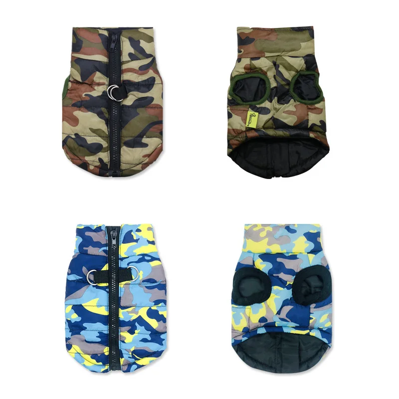 Теплая одежда для собак домашних животных маленькая курта щенков зимняя