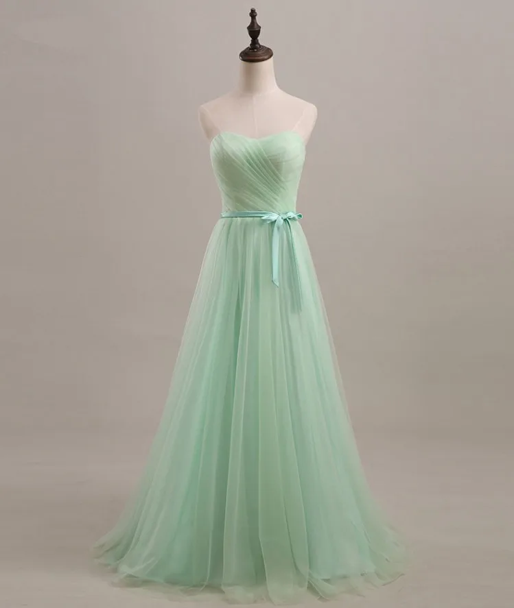 Vestido де noiva Тюль Mint/Фиолетовый/Розовый Pleat Длинные Платья Невесты 2017 Дешевые Милая