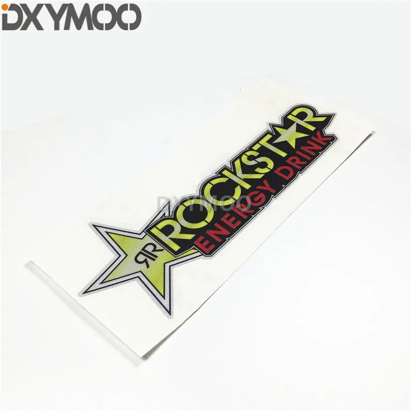 1 пара мотоциклетных автомобильных наклеек energy drink rock star автомобильный Стайлинг