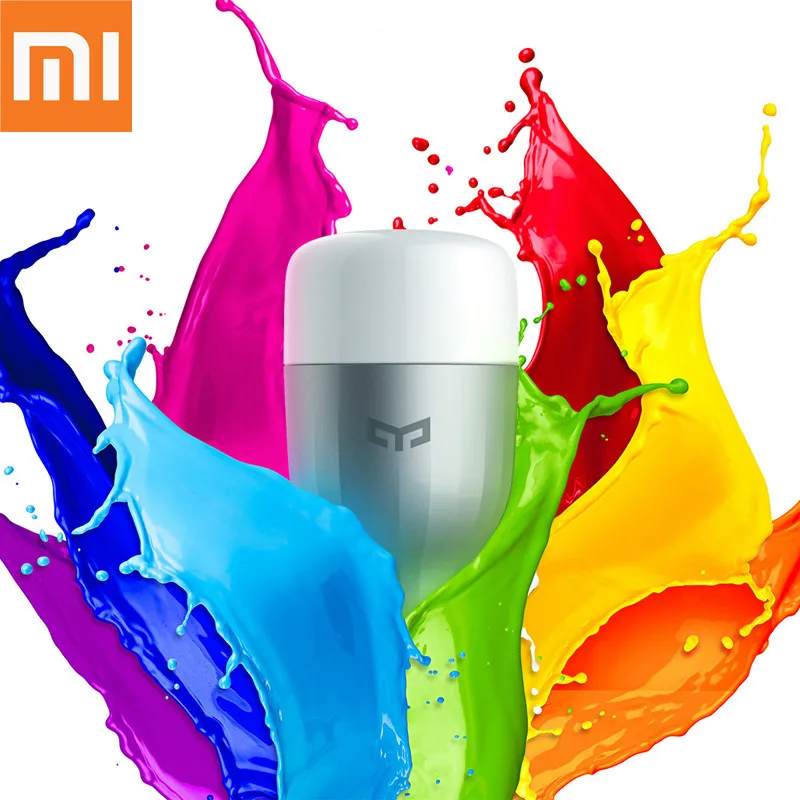 Оригинальный Xiaomi Yee светильник лампа светодиодный умная E27 9 Вт 600 люменов